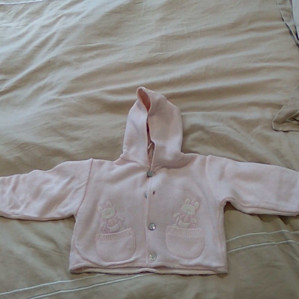 Adorable Girandola light weight baby girl  6/9 month coat gently used